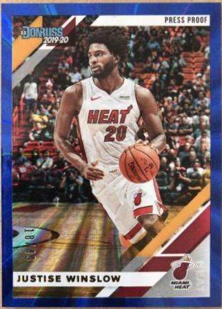 Justise Winslow [Press Proof Blue Laser] #111