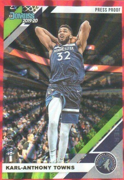 Karl Anthony Towns [Press Proof Red Laser] #123