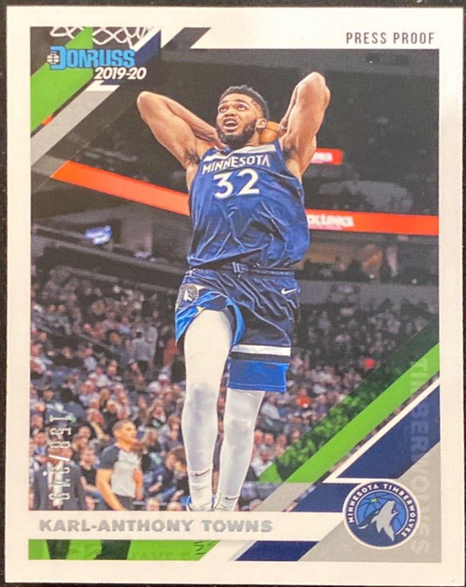 Karl Anthony Towns [Press Proof Silver] #123
