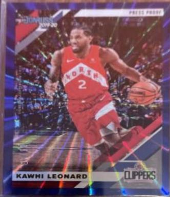 Kawhi Leonard [Press Proof Blue Laser] #187