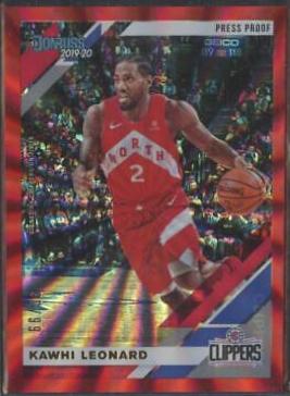 Kawhi Leonard [Press Proof Red Laser] #187