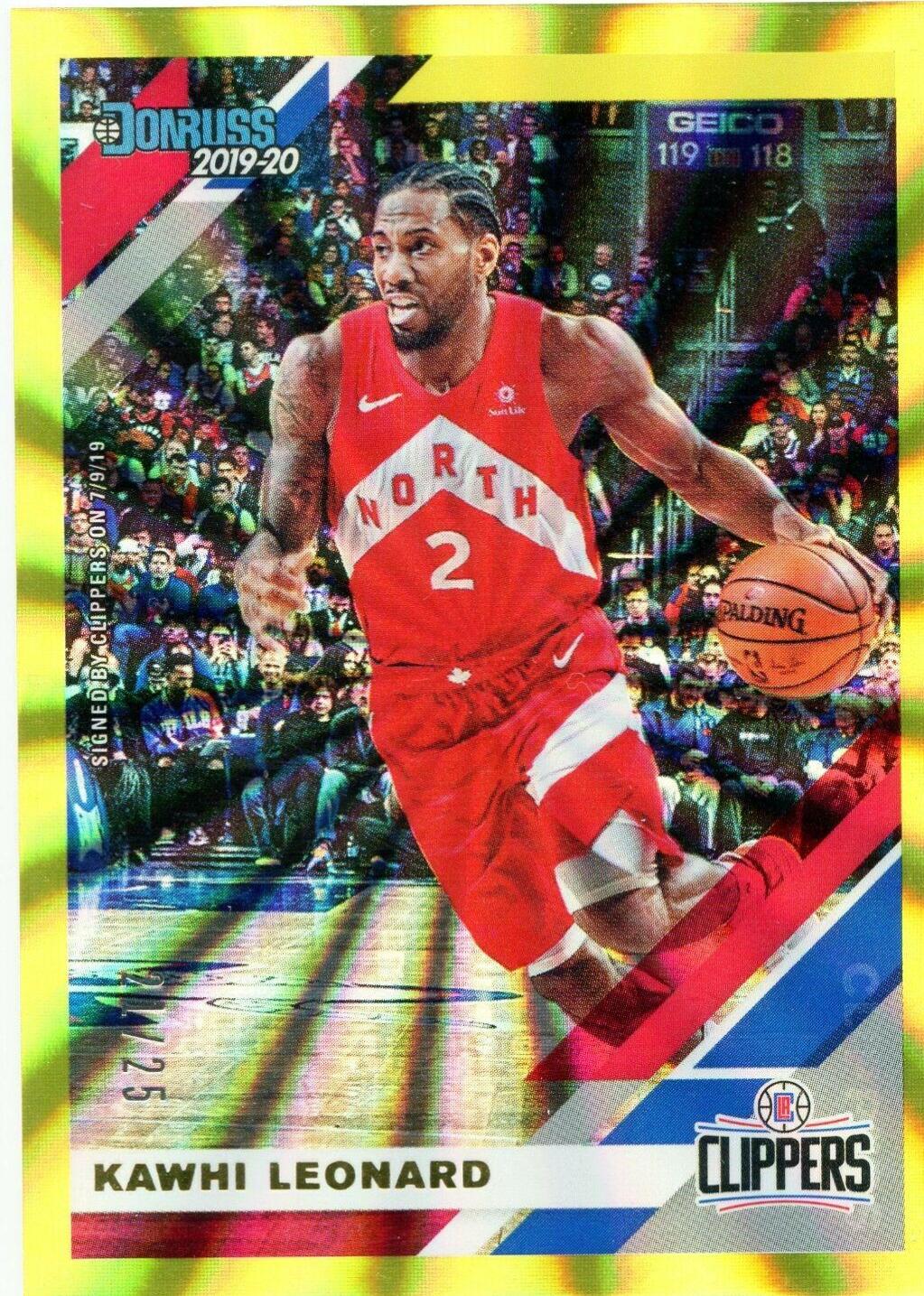 Kawhi Leonard [Yellow Laser] #187