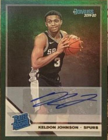 Keldon Johnson [Signature Green Flood] #227
