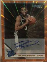 Keldon Johnson [Signature Orange Laser] #227