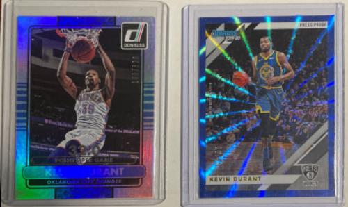 Kevin Durant [Press Proof Blue Laser] #66