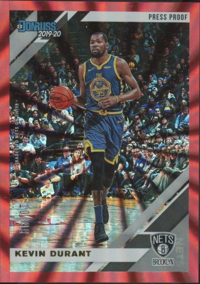Kevin Durant [Press Proof Red Laser] #66