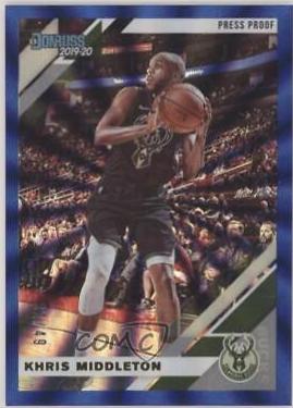 Khris Middleton [Press Proof Blue Laser] #117