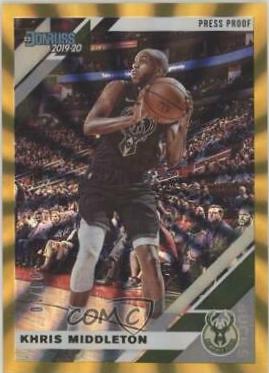 Khris Middleton [Press Proof Gold Laser] #117