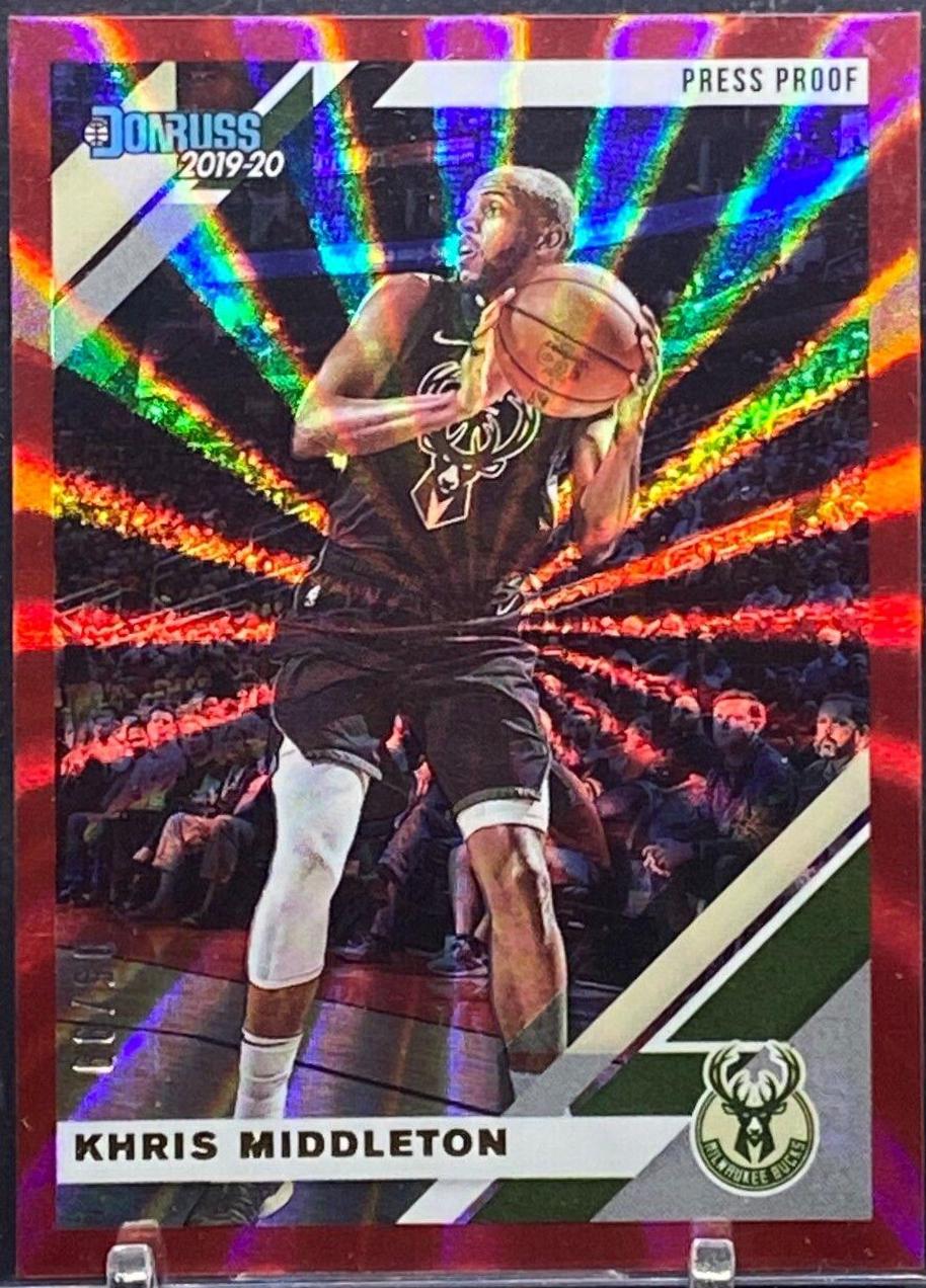Khris Middleton [Press Proof Red Laser] #117