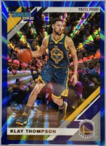 Klay Thompson [Press Proof Blue Laser] #71