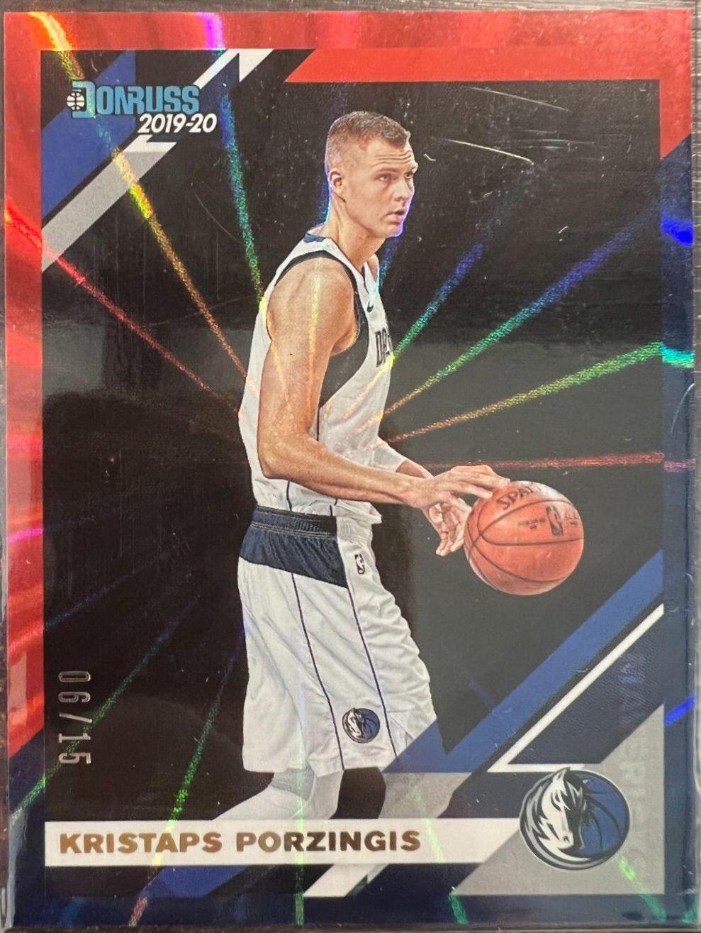 Kristaps Porzingis [Red, Blue Laser] #49