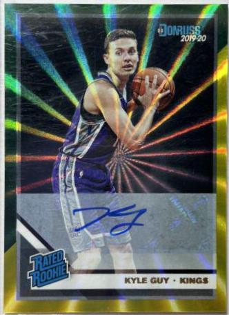Kyle Guy [Signature Green, Yellow Laser] #245