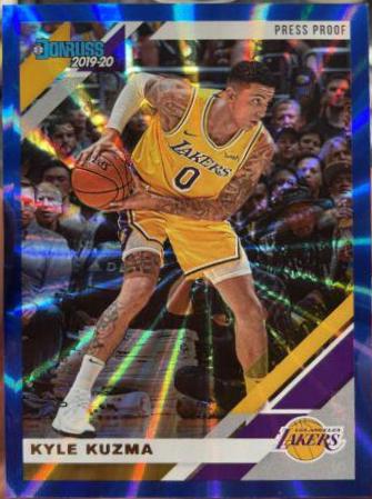 Kyle Kuzma [Press Proof Blue Laser] #95