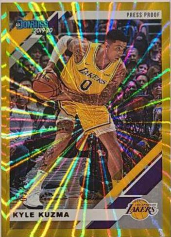 Kyle Kuzma [Press Proof Gold Laser] #95