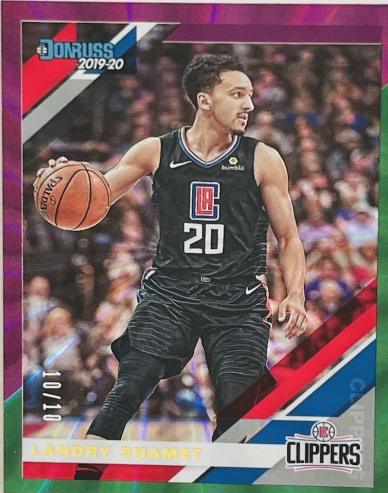 Landry Shamet [Purple, Green Laser] #89
