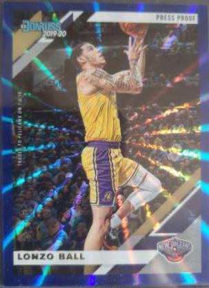 Lonzo Ball [Press Proof Blue Laser] #126