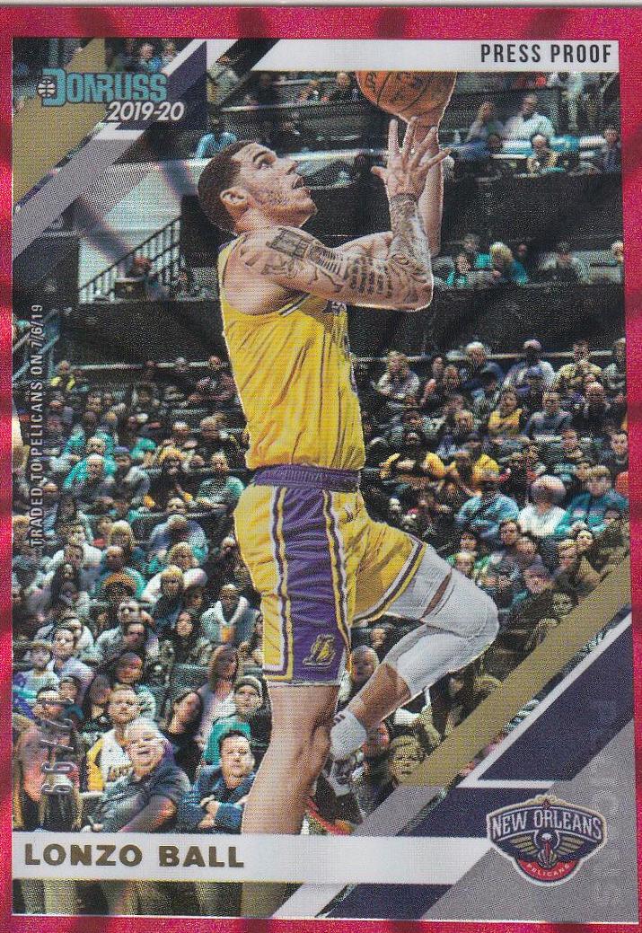 Lonzo Ball [Press Proof Red Laser] #126