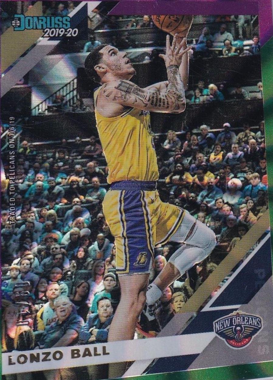Lonzo Ball [Purple, Green Laser] #126