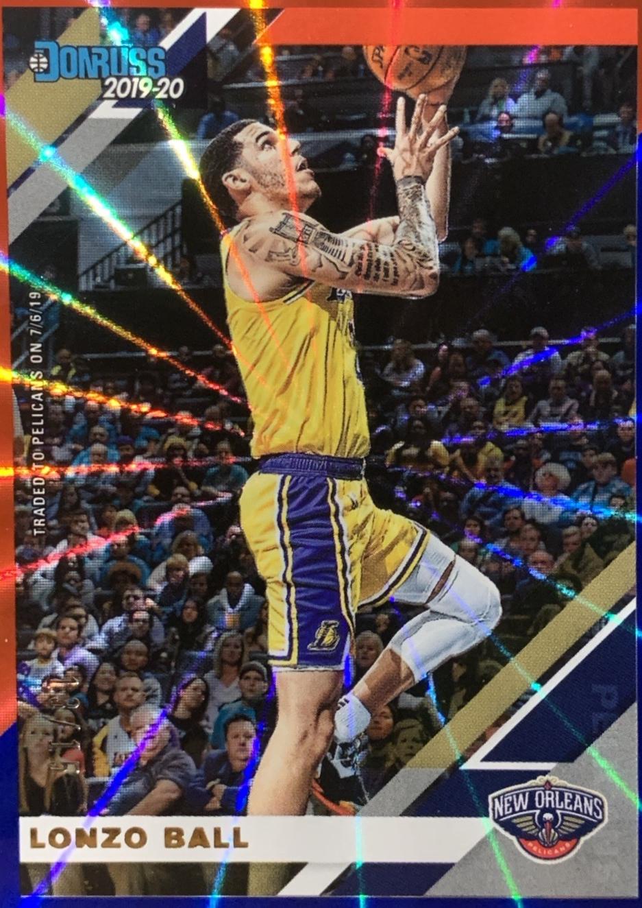 Lonzo Ball [Red, Blue Laser] #126