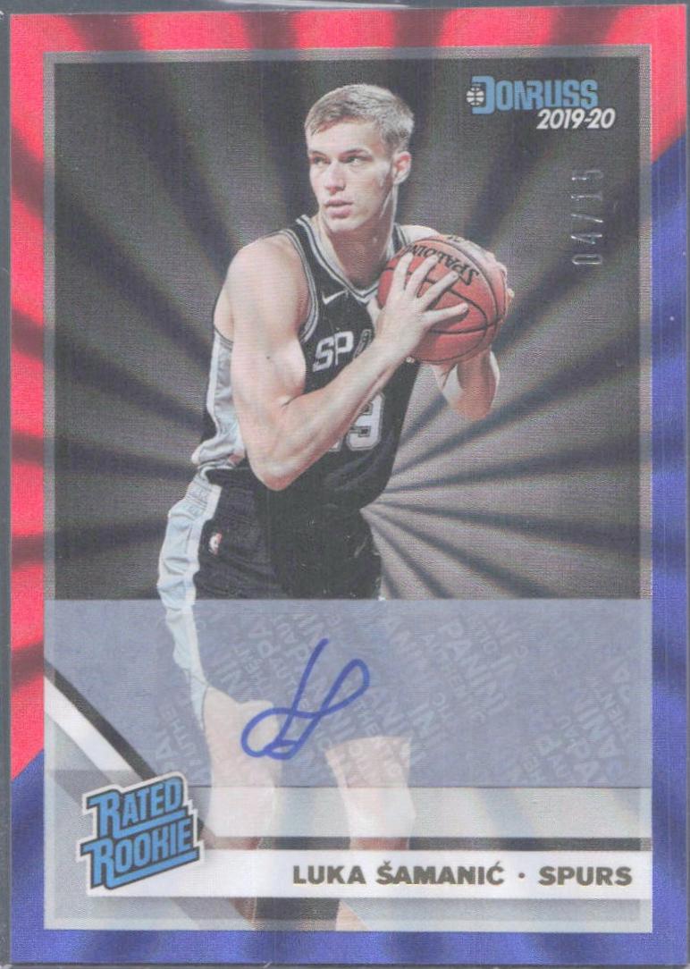 Luka Samanic [Signature Red, Blue Laser] #218