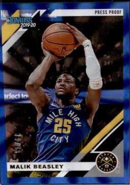 Malik Beasley [Press Proof Blue Laser] #52
