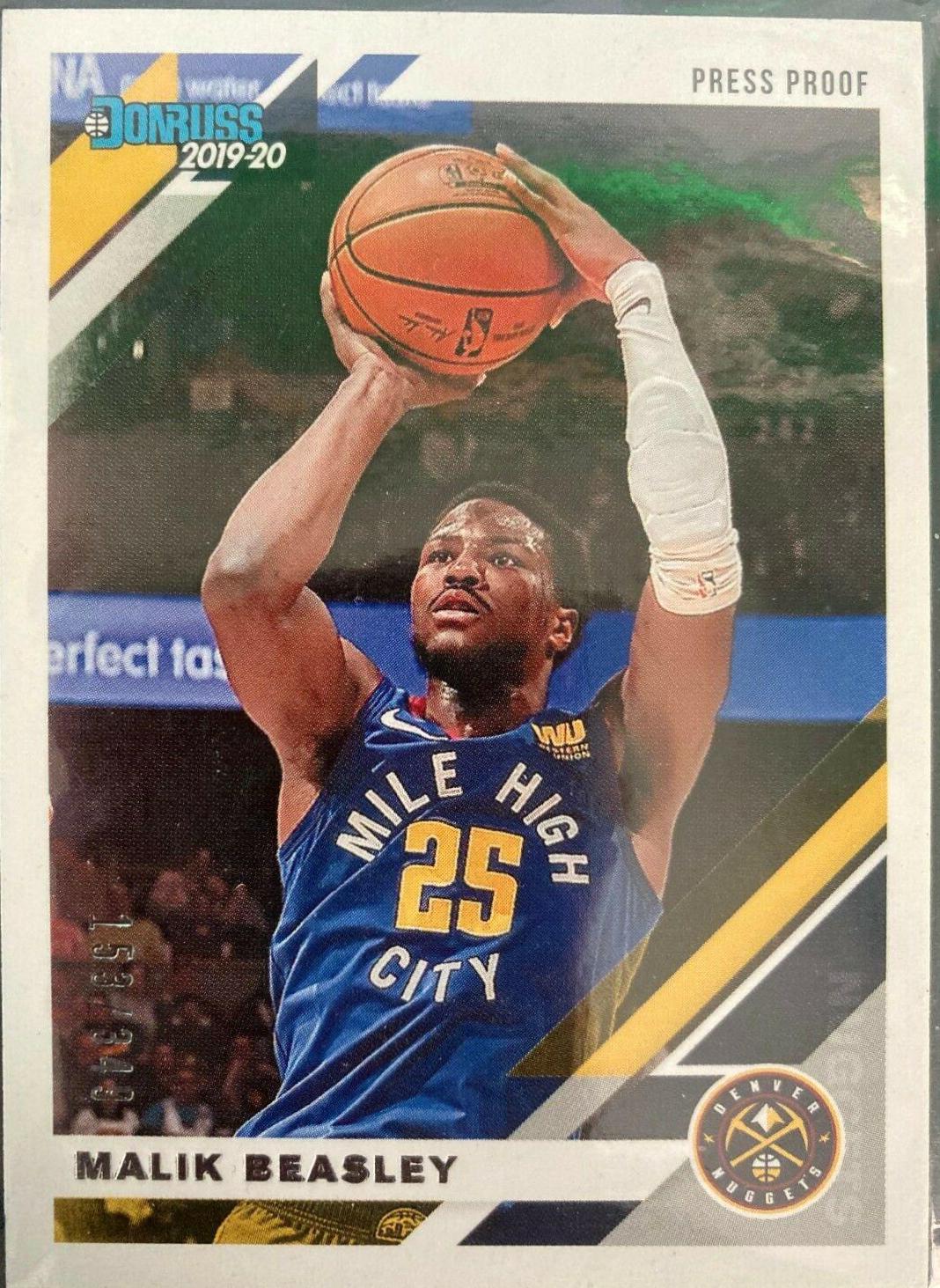 Malik Beasley [Press Proof Silver] #52