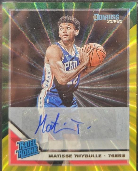Matisse Thybulle [Signature Green, Yellow Laser] #219