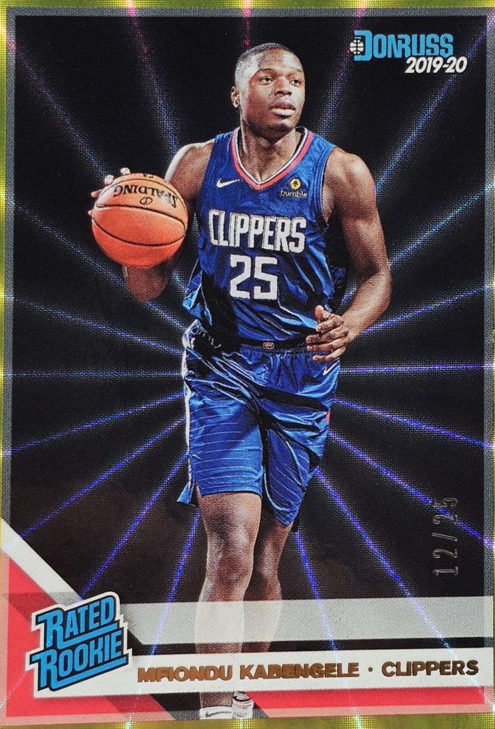 Mfiondu Kabengele [Press Proof Gold Laser] #225