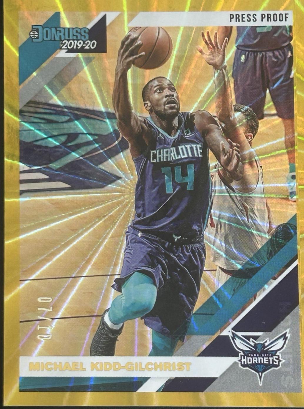 Michael Kidd Gilchrist [Press Proof Gold Laser] #28