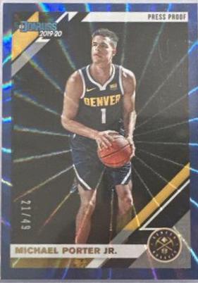 Michael Porter Jr. [Press Proof Blue Laser] #57