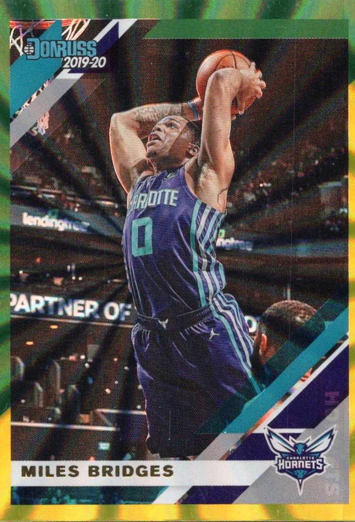 Miles Bridges [Green, Yellow Laser] #25