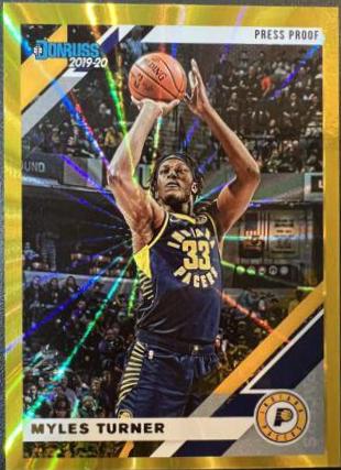 Myles Turner [Press Proof Gold Laser] #84