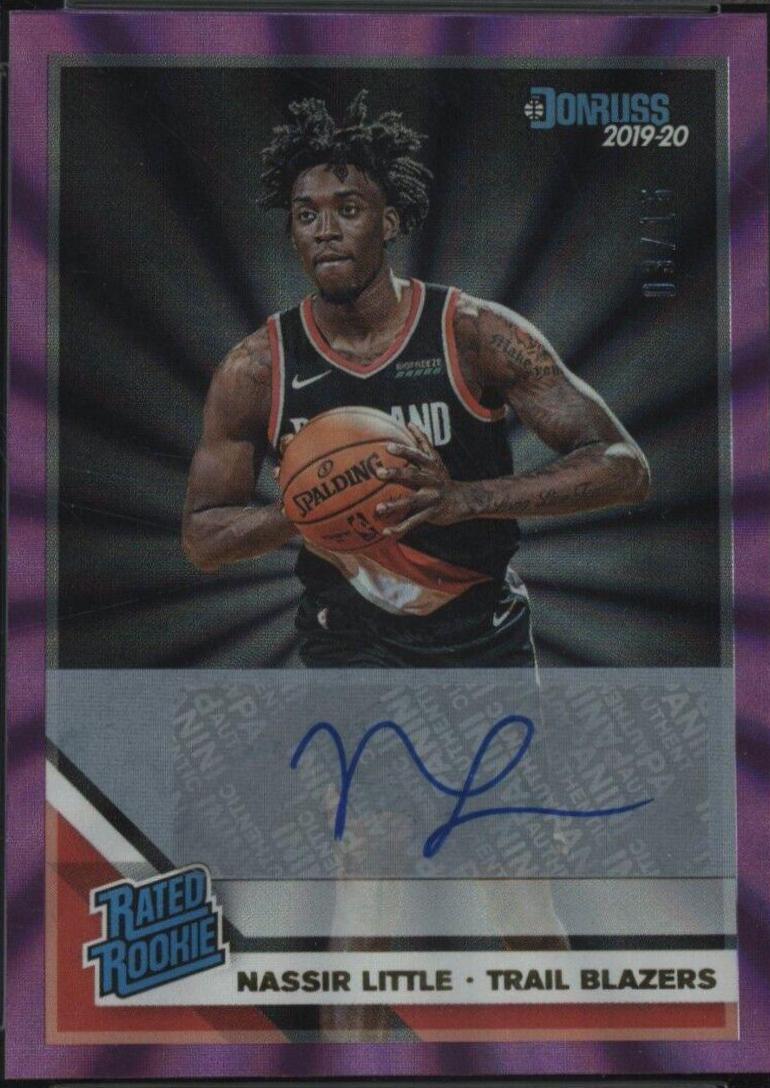 Nassir Little [Signature Purple Laser] #223
