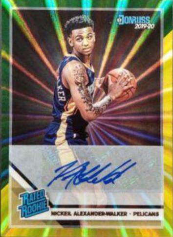 Nickeil Alexander Walker [Signature Green, Yellow Laser] #216