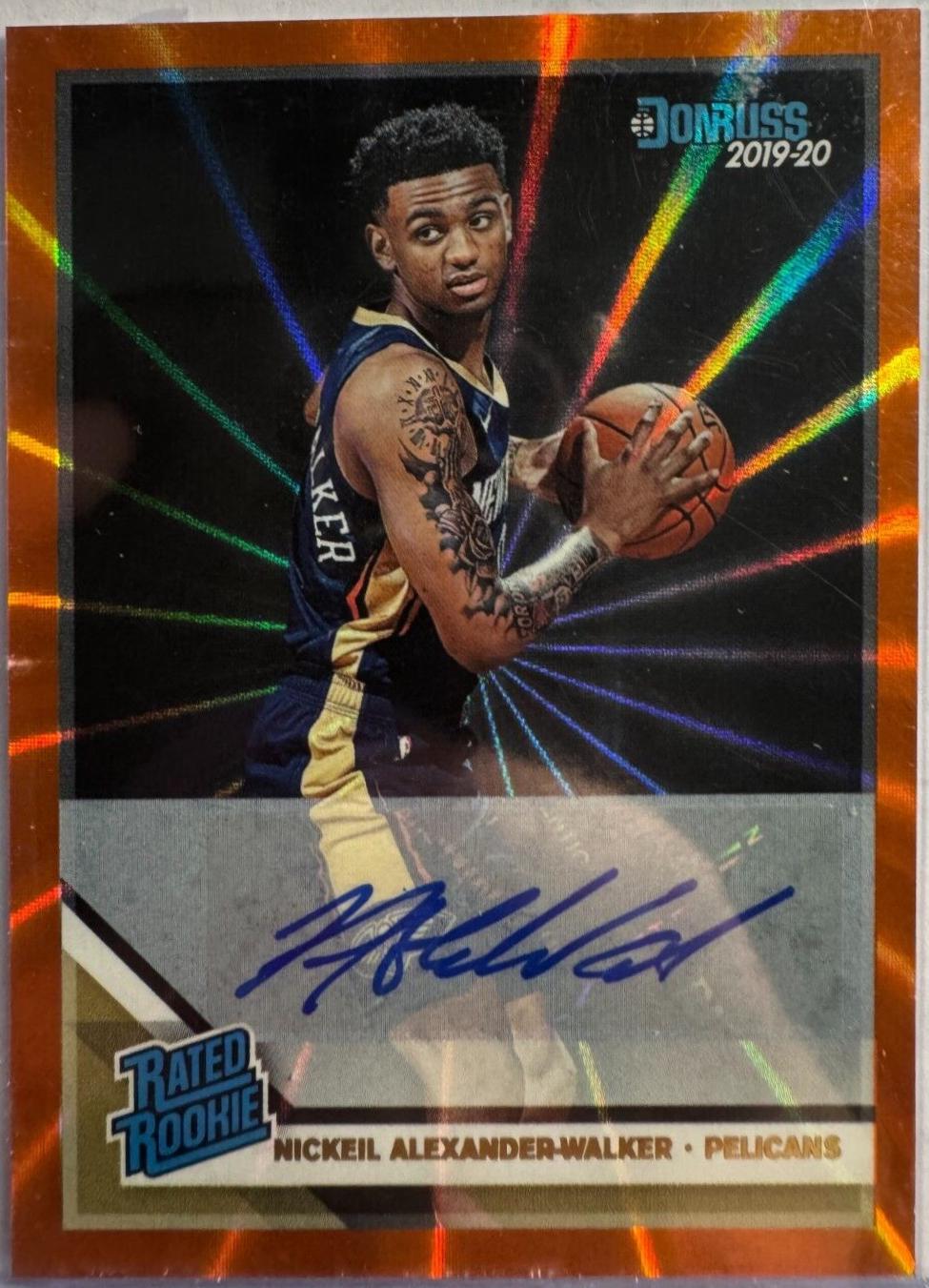 Nickeil Alexander Walker [Signature Orange Laser] #216