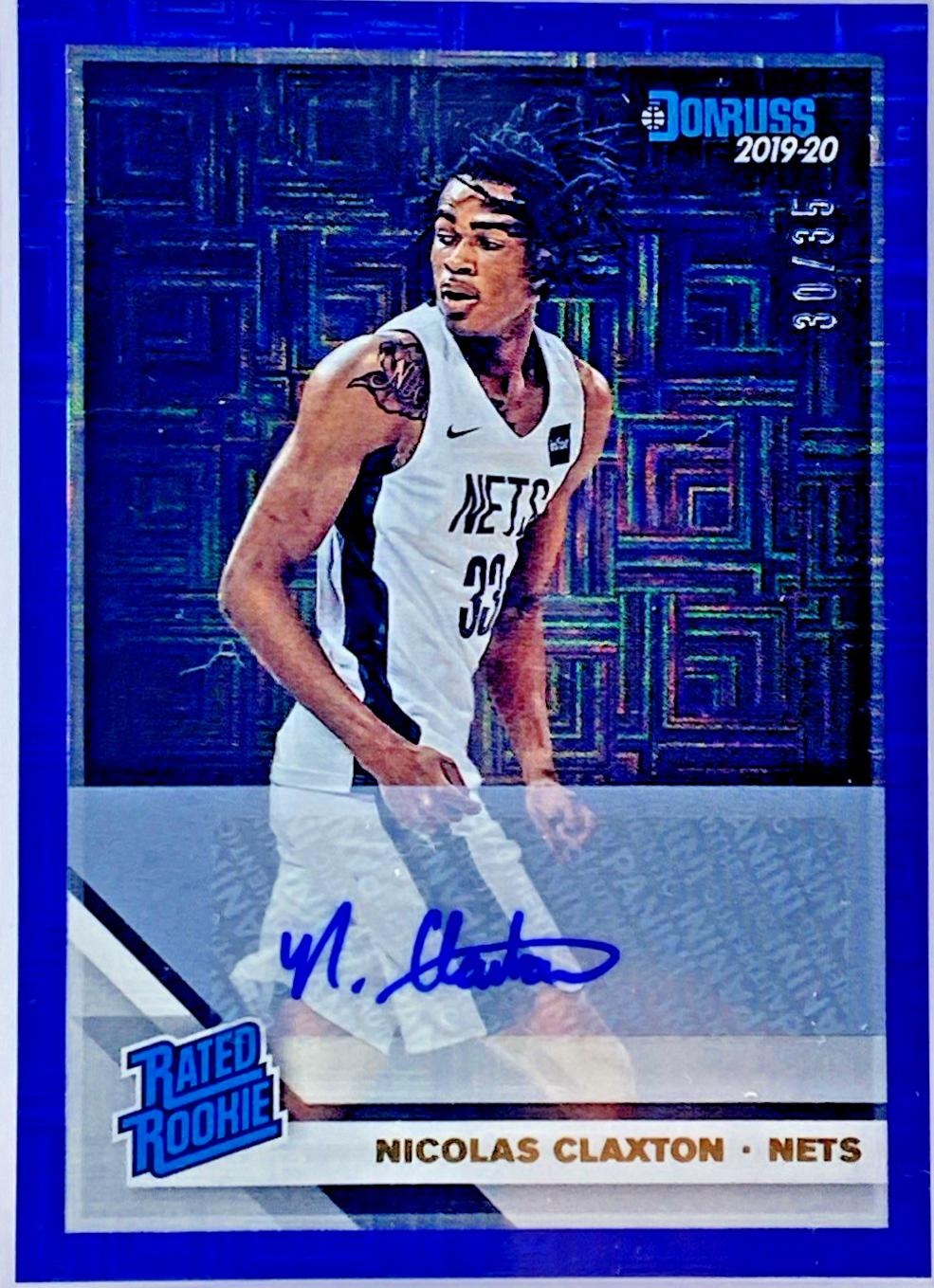 Nicolas Claxton [Signature Blue Infinite] #229