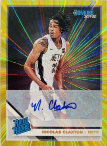 Nicolas Claxton [Signature Yellow Laser] #229
