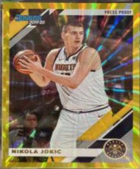 Nikola Jokic [Press Proof Gold Laser] #55