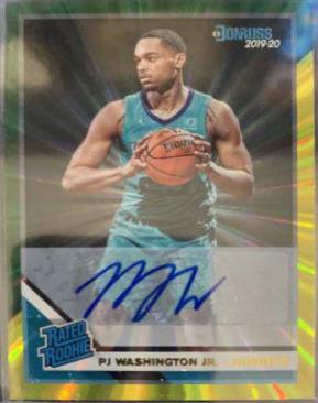 PJ Washington Jr. [Signature Green, Yellow Laser] #211