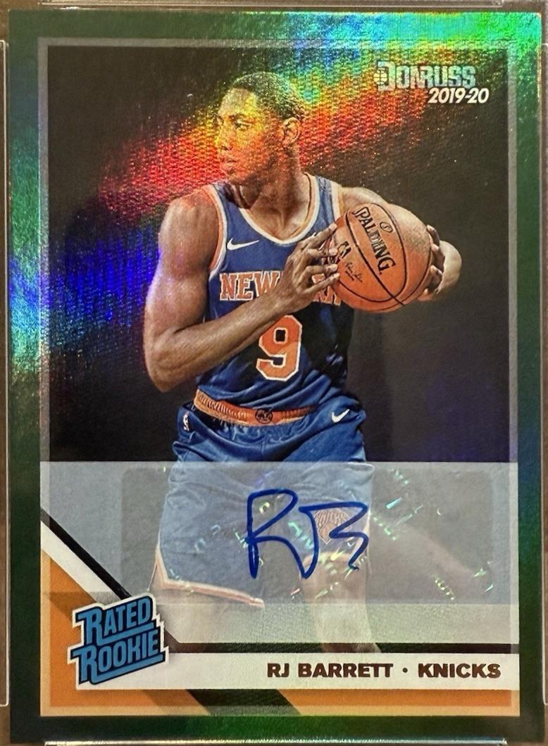 RJ Barrett [Signature Green Flood] #203
