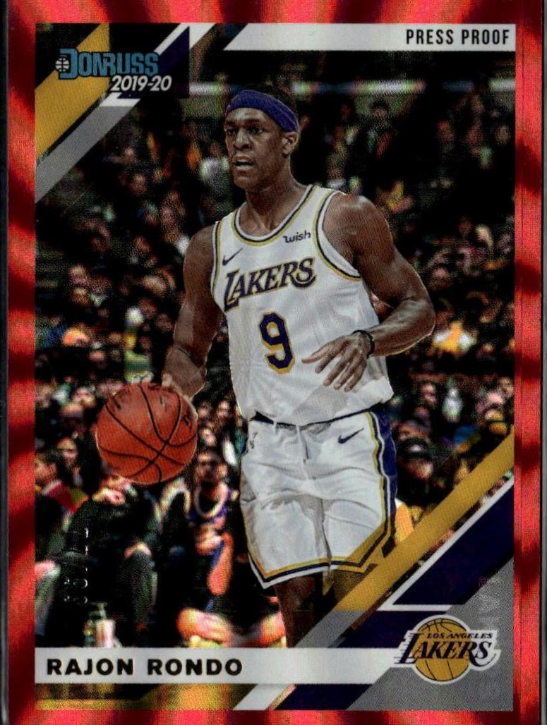 Rajon Rondo [Press Proof Red Laser] #96