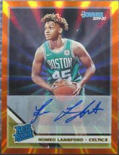 Romeo Langford [Signature Orange Laser] #213