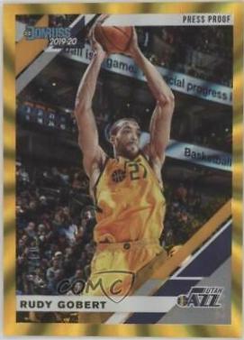 Rudy Gobert [Press Proof Gold Laser] #191