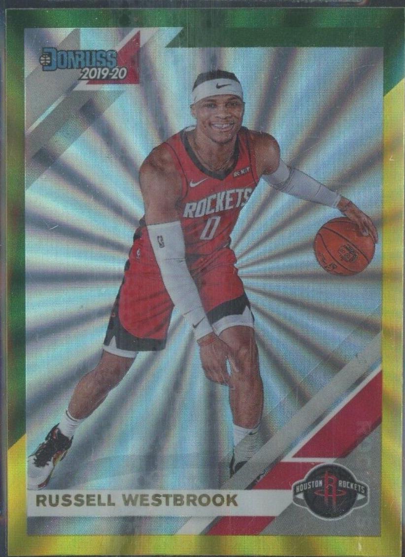 Russell Westbrook [Green, Yellow Laser] #142