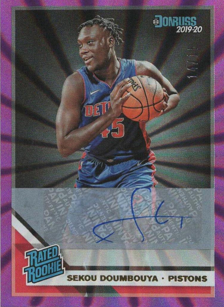 Sekou Doumbouya [Signature Purple Laser] #214