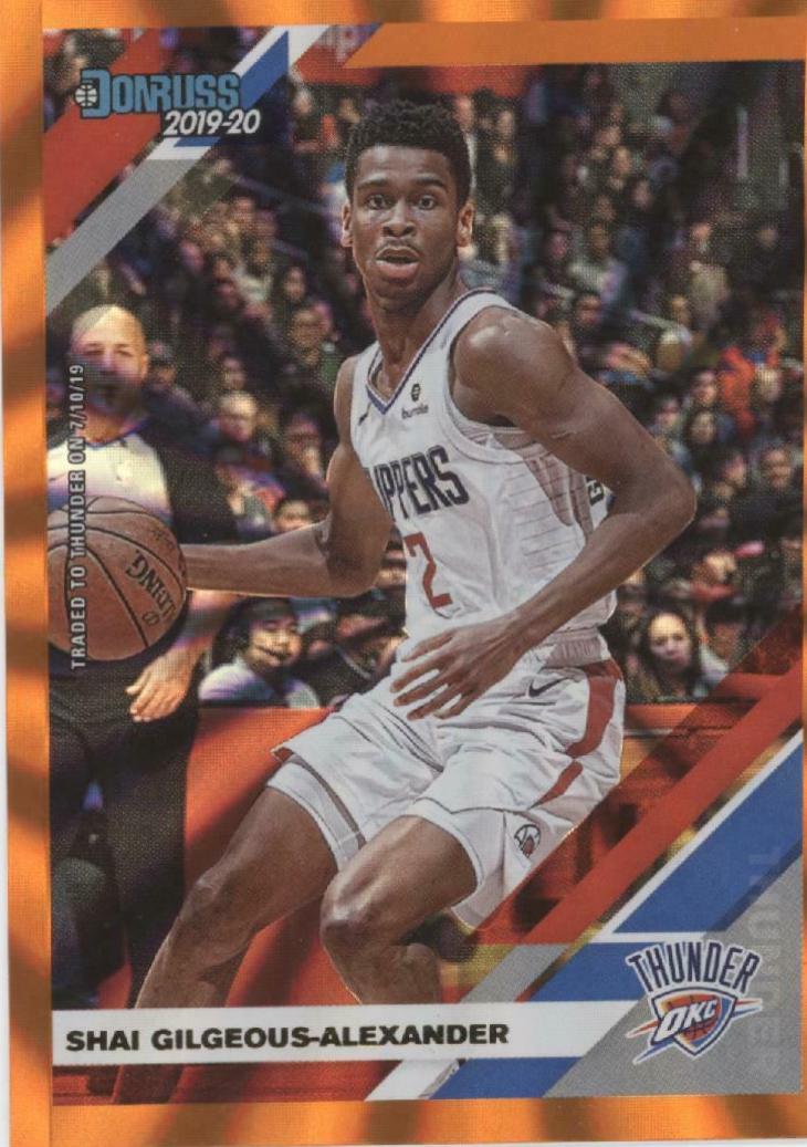 Shai Gilgeous Alexander [Orange Laser] #86
