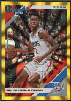 Shai Gilgeous Alexander [Press Proof Gold Laser] #86