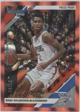 Shai Gilgeous Alexander [Press Proof Red Laser] #86