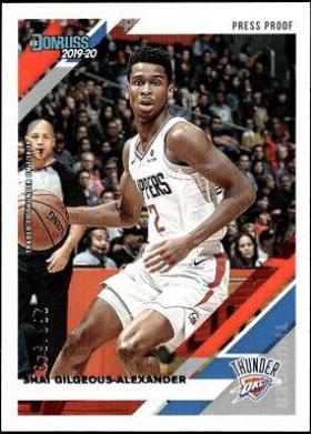 Shai Gilgeous Alexander [Press Proof Silver] #86