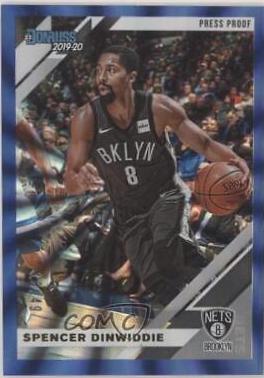 Spencer Dinwiddie [Press Proof Blue Laser] #19